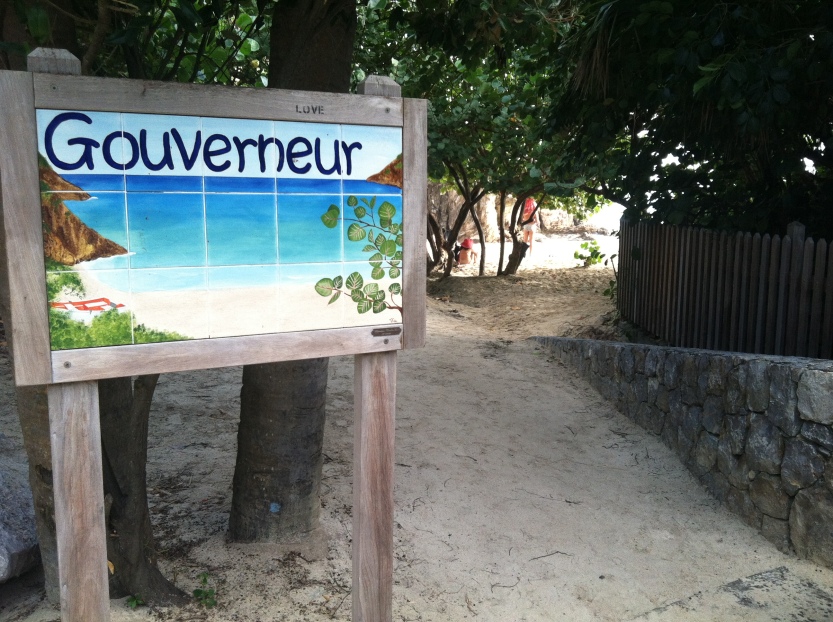 Gouverneur Beach sign